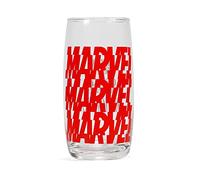 Half Moon Bay Marvel Glass Tumbler - Marvel Logo, GL01MV13