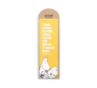 Half Moon Bay Moomin Gardening FSC Paper Bookmark 7" x 2.3" Gold Yellow