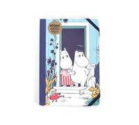 Half Moon Bay | Moomins | Moominmamma & Moominpappa Riviera A5 Softcover Notebook | Blue 192 Ruled Pages FSC Paper Journal | Official Merchandise | Whimsical Birthday or Cozy Teacher Gift