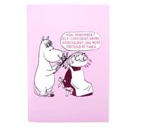 Half Moon Bay | Moomins | Snorkmaiden Quote Pink A6 Softcover Notebook | 15x11cm Lined Pocket Journal Mini Writing Pad | Official Merchandise | Whimsical Birthday or Cozy Teacher Gift