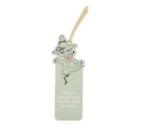 Half Moon Bay | Moomins | Snufkin Quote Paper Bookmark | Green Page Marker with Ribbon Tassel 7x2 | Official Merchandise | Whimsical Birthday, Cozy Teacher or Summer Gift