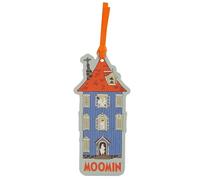 Half Moon Bay Moominvalley Moominhouse 7 x 2.3 Inch Blue and Red FSC Paper Paperclip Bookmark Place Keeper