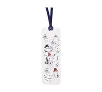 Half Moon Bay Paddington Bear Designs 8 x 3 Inch White FSC Paper Bookmark Place Keeper with Polyester Ribbon