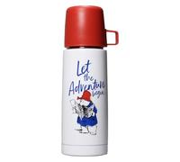Half Moon Bay | Paddington | Let the Adventure Begin | Metal Thermal Flask 350ml with Cup Lid | Official Merchandise | Reusable Insulated Water Bottle or Soup Flask | Gifts for Kids and Movie Fans