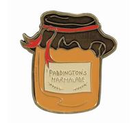 Half Moon Bay Paddington's Marmalade 1.5 Inch Brown and Orange Zinc Alloy and Enamel Lapel Pin Badge, 1.5 Inch, Zinc Alloy and Enamel, no gemstone