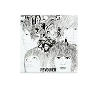 Half Moon Bay Revolver Album Cover - The Beatles - Black/White 4 Inch Stoneware Drink Beverage Coaster