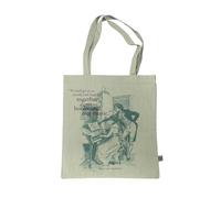 Half Moon Bay Sense and Sensibility - Jane Austen - Green 16.5 x 15 Inch 100% Recycled Cotton Reusable Grocery Shopping Bag, Sense and Sensibility Green, 16.5 x 15 Inch
