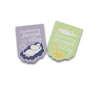 Half Moon Bay Set of 2 Pocket Notebook Shaped- Moomin (Daydreaming)
