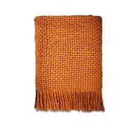 Half Moon Bay Shruti New - Blankets & Throws - Shruti Designs Vienna Throw - Brick Orange