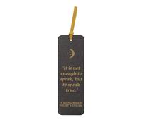 Half Moon Bay Speak Truth Shakespeare Midsummer Night's Dream 7 x 2.3 Inch Green and Gold FSC Paper Bookmark Place Keeper