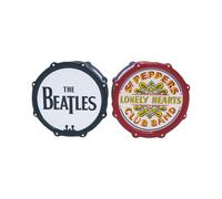 Half Moon Bay | The Beatles | Drum Shaped Ceramic Egg Cups (Set of 2) | Official Merchandise | SGT. Pepper & Classic Drop T Bass Drums | Father’s Day 2026 Gift for Dad