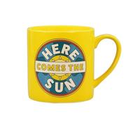 Half Moon Bay | The Beatles | Here Comes The Sun | Yellow Ceramic Coffee Mug | Official Merchandise | Workshop, Garage & Record Desk Companion | Father’s Day 2026 Gift for Dad