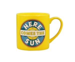 Half Moon Bay | The Beatles | Here Comes The Sun | Yellow Ceramic Coffee Mug | Official Merchandise | Workshop, Garage & Record Desk Companion | Father’s Day 2026 Gift for Dad