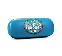 Half Moon Bay | The Beatles | I'm Looking Through You | Cerulean Blue Protective Hard Eyeglass Case | Official Merchandise | Workshop to Record Desk Travel Accessory | Father’s Day 2026 Gift for Dad