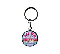 Half Moon Bay The Beatles Keyring All You Need Is Love Keychain One Size