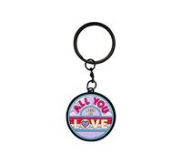 Half Moon Bay The Beatles Keyring All You Need Is Love Keychain One Size