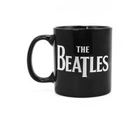 Half Moon Bay The Beatles Mug Classic Drop T Band Logo Official Black One Size