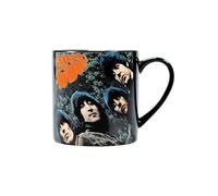 Half Moon Bay The Beatles Mug Rubber Soul Official Black Boxed One Size