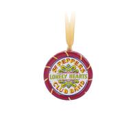 Half Moon Bay | The Beatles | Sgt. Pepper’s Drum Skin | Ceramic Hanging Decoration Ornament | Official Merchandise | Workshop, Record Desk & Christmas Tree Accent | Father’s Day 2026 Gift for Dad