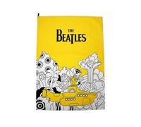 Half Moon Bay – Tea Towel – The Beatles Yellow Submarine – 100% Cotton – Kitchen Gift for Dad