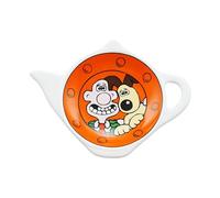 Half Moon Bay | Wallace & Gromit | A Grand Day Out Rocket | Tea Bag Holder | Official Merchandise | Teapot Shaped Tidy and Spoon Rest | Gifts for Aardman Fans and Tea Lovers