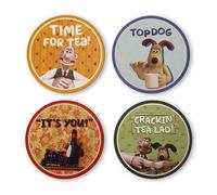 Aardman - Coasters - Wallace & Gromit Set of 4 Ceramic Coasters