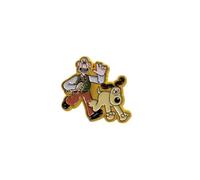 Half Moon Bay | Wallace & Gromit | Classic Running Duo Design | Enamel Pin Badge | Metal Lapel Brooch for Bags & Jackets | Official Aardman Merchandise | Novelty Collectible Gift