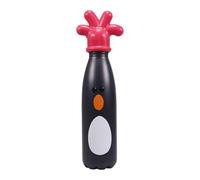 Half Moon Bay | Wallace & Gromit | Feathers McGraw 3D Metal Water Bottle | Lightweight Stainless Steel Drinks Canteen with Rubber Glove Lid | 500ml | Official Aardman Merchandise | Novelty Gift