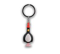 Half Moon Bay | Wallace & Gromit | Feathers McGraw 3D PVC Keyring | Chicken Disguise Character Keyring Bag Charm | Official Aardman Merchandise | Novelty Collectible Gift