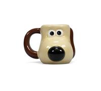 Half Moon Bay | Wallace & Gromit | Gromit 3D Shaped Mini Mug | Small 75ml Ceramic Espresso Cup & Display Piece | Official Aardman Merchandise | Quirky Novelty Collectible Gift