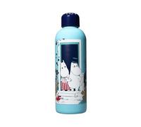 Half Moon Bay Water Bottle Metal (500ml) Embossed - Moomin (Doorstep)