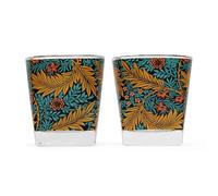 Half Moon Bay | William Morris | Larkspur Print Glasses - Set of 2 | Drinks Tumblers Kitchenware