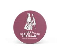Half Moon Bay | Willy Wonka | Magician with Chocolate Circular Coaster | 4 Inch Non Slip Stoneware Drink Mat | Official Roald Dahl Merchandise | Whimsical Nostalgic Gift for Book Lovers