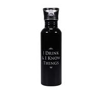 Half Moon Bay WTRBGT01 Game of Thrones Water Bottle I Drink & I Know Things Half Moon Accessori Cooking, Youth Unisex, Multicolor, Unique