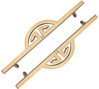 Half Moon Drawer Pulls,Wardrobe handles,2 Pieces Cabinet Knobs Zinc Alloy Decorative Semi Circle Drawer Pulls Half Circle Door Knobs Cupboard Handle Door Levers for Wardrobe,Book Cabinet,with Screws(Y