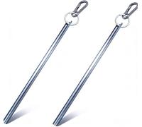 Half Moon Elevator Door Key for Otis, Heavy Duty Large Lunar Key Elevator, Comes with a Metal Keyring Keychain, 2 Pack