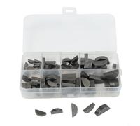 Half Moon Key Set 80 Pieces with Metric Keyway Dimensions for Shaft Crank Key Use in Mechanical Design Projects
