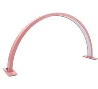 Half Moon lamp, Three Adjustable Colour temperatures, 30W, Half Moon Nail Desk lamp, Half Moon Light for Eyelash Extensions and Manicures (Pink, 28 inches)