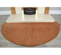 Half Moon Rug Fireplace Living Room Hearth Semi Circle Floor Rugs (Terracotta, 70cm x 137cm)