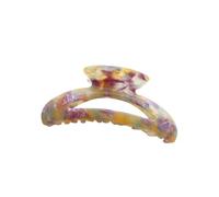 Half-moon shaped hairpin, hollow half-circle shark hairpin, moon-shaped hairpin for the back of the head(Purple)
