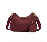 Half-moon shoulder bag for women Mac Alyster Giulia Rouge TU