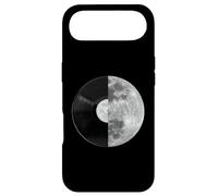 Half Moon Vinyl Record Design - Music Lover Lunar Graphic Case for iPhone Air