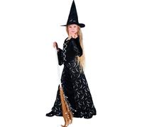 Half-moon witch costume for girls Halloween