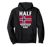 Half Norwegian Is Better Than None National Flag Norway Pullover Hoodie