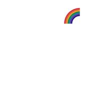 Half Rainbow Sweatshirt - White - XXL - White