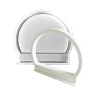 Half Ring Resin Casting Mold,Crafts Casting Half Ring Molds - Resin Decorations Molds for Candles, Candy, Crafts, Decorations