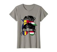 Half Romanian half Hungarian Roots Hungary and Romania Mix T-Shirt