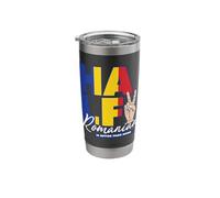 Half Romanian is Better Than None Romania Stainless Steel Insulated Tumbler