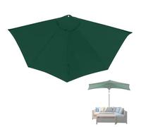 Half Round Ø270cm Parasol Replacement For 5 Ribs Fabric Polyester