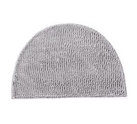 Half Round Bath Mat, 20x13" Non-Slip Chenille Small Bathroom Rug, Absorbent Quick-Drying Soft Washable Bathroom Mat for Bath, Shower, Bedroom, or Door Mat Half Moon Rug Semi Circles Bath Mat Small Bat